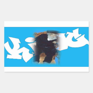 Saba Kung-rektangel Rektangulärt Klistermärke