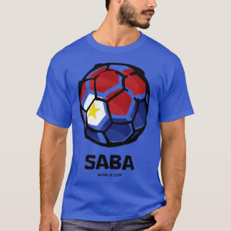 Saba Land Flagga T Shirt