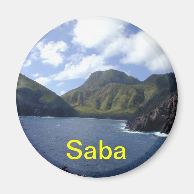 Saba magnet (Framsidan)