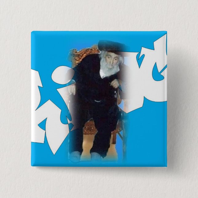 Saba som kungen kvadrerar knäppas knapp (Framsida)