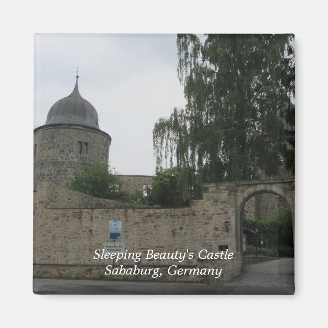 Sababurg - Törnrosas slott Magnet (Framsidan)