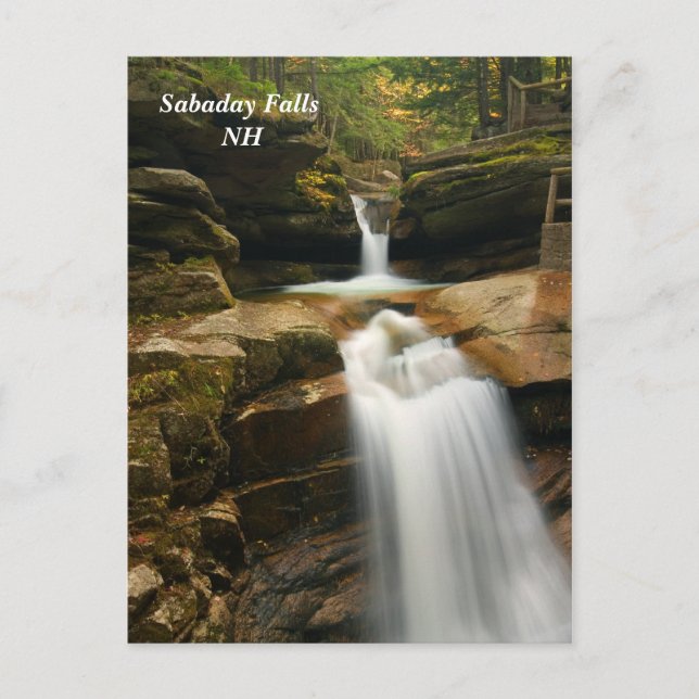 Sabaday Falls , NH-vykort Vykort (Framsida)
