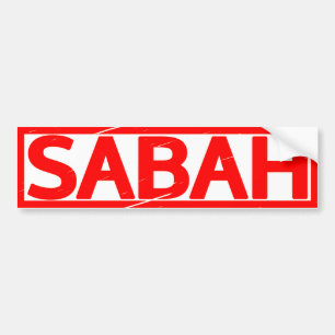 Sabah Frimärke Bildekal