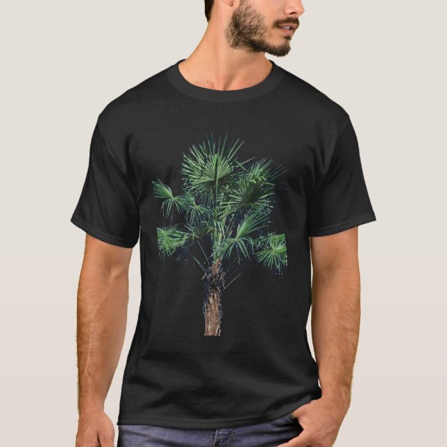 Sabal Palmetto Palmträd T Shirt (Framsida)