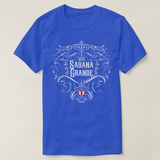 Sabana Grande-Vintagens utformning T Shirt (Design framsida)