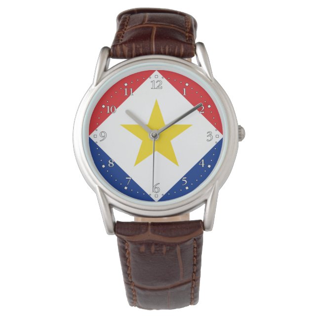 Sabas flagga armbandsur (Framsida)