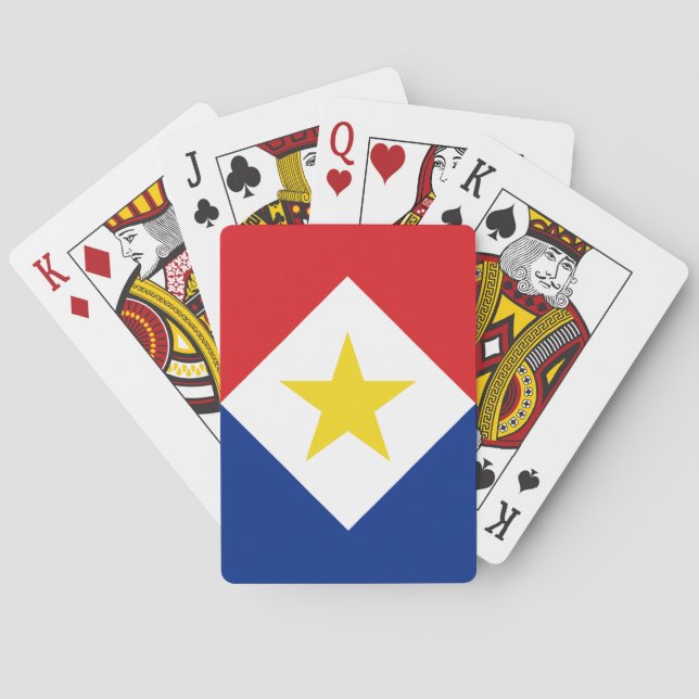 Sabas flagga casinokort (Baksidan)