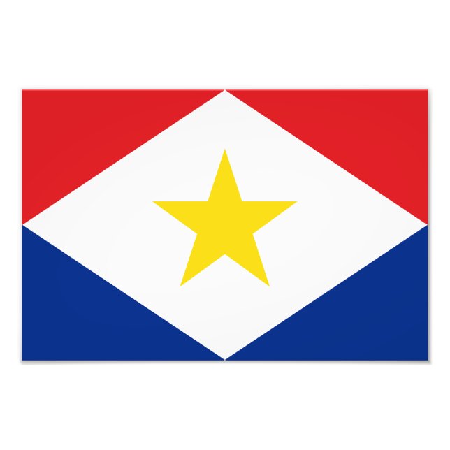 Sabas flagga fototryck (Framsidan)