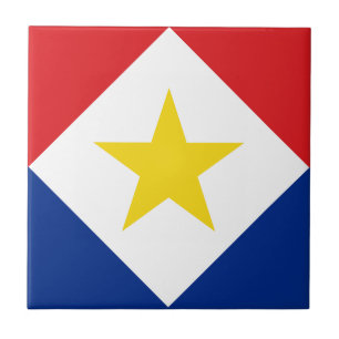 Sabas flagga kakelplatta