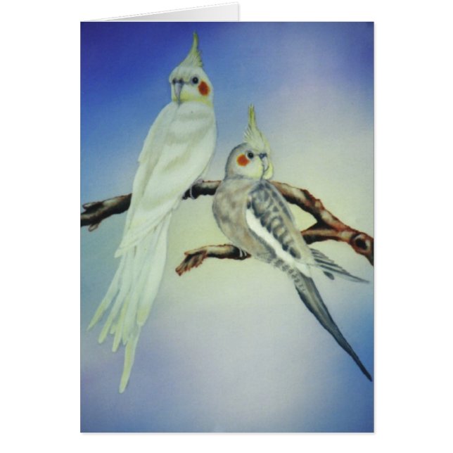 "Sabastian och Tootie-Ann" Hälsningskort (Framsidan)