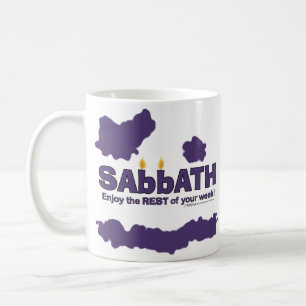 Sabbat med ljus - Njut av veckans REST Kaffemugg