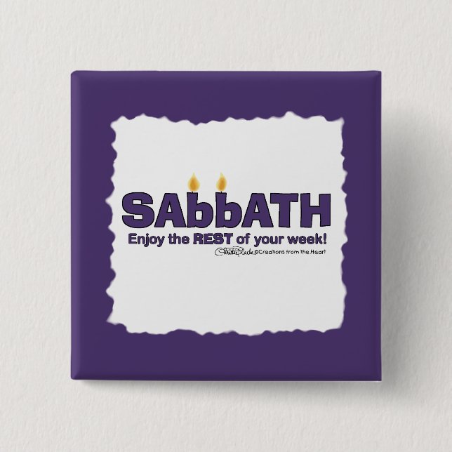 Sabbat med ljus - Njut av veckans REST Knapp (Framsida)