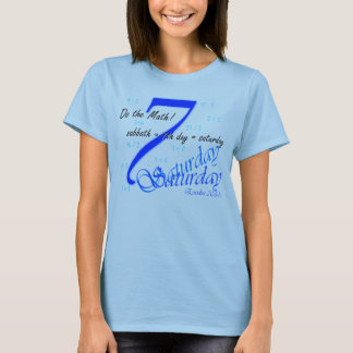 Sabbaten likställer lördag tee shirt