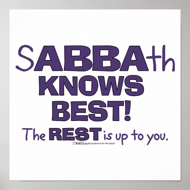 SABBAth Knows Best Poster (Framsidan)