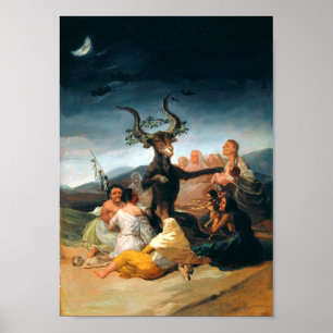 Sabbath of Witches Francisco Goya Poster