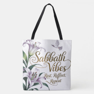 Sabbath Vibes Tote Bag Tygkasse