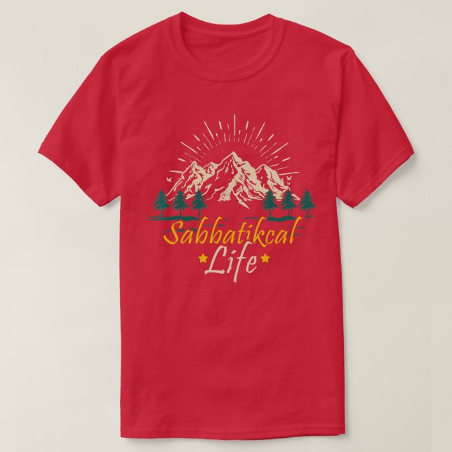 Sabbatical Life Final Year Travel Office Sabbat Be T Shirt (Design framsida)