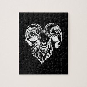 Sabbatisk baphomet Goat Evil Satanic Pussel