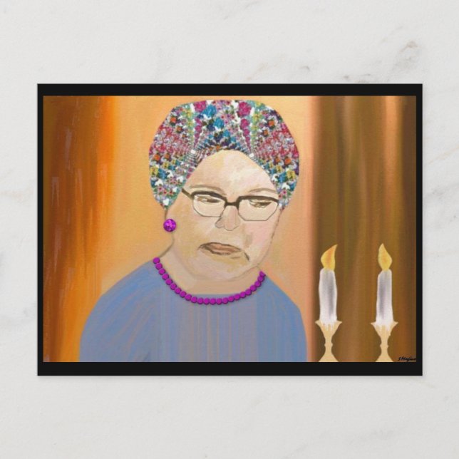 Sabbatsbön vykort (Framsida)