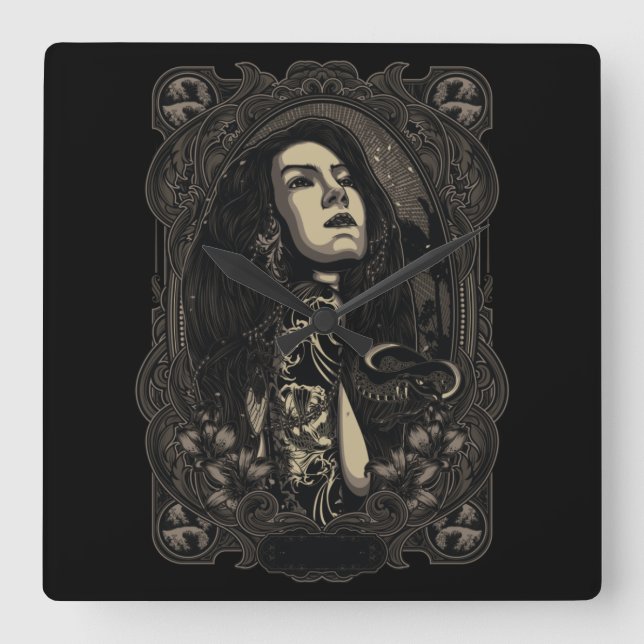 Sabda Alam Fyrkantig Klocka (Framsida)