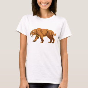 Sabeltandad katt t-shirt