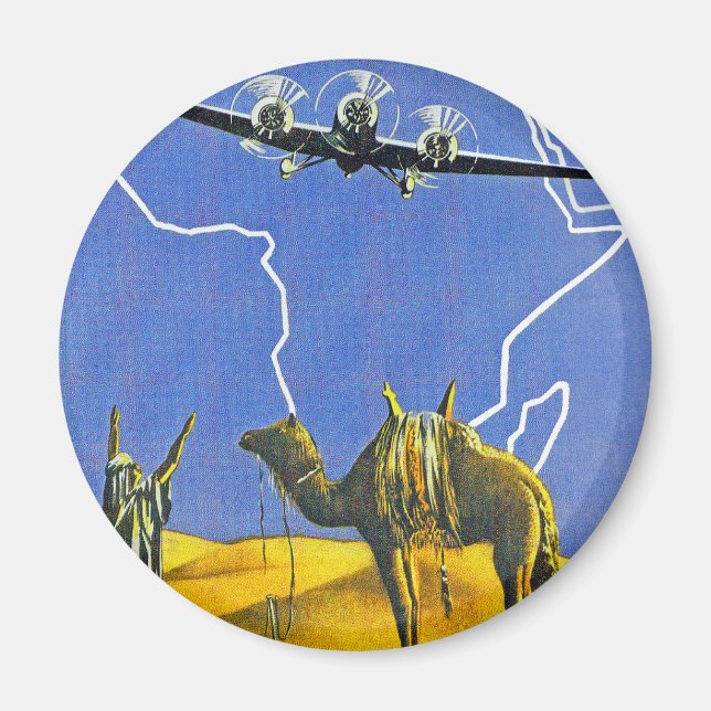 Sabena ~ Belgique Kongo Magnet (Framsidan)