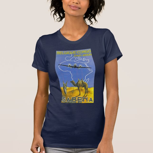 Sabena ~ Belgiska Kongo T Shirt (Framsida)