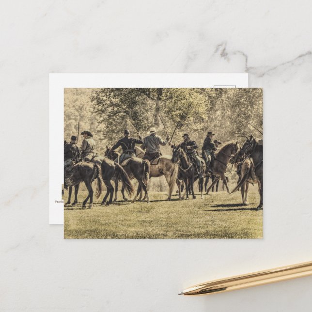 Saber Battle Vykort (Fram/Back In Situ)