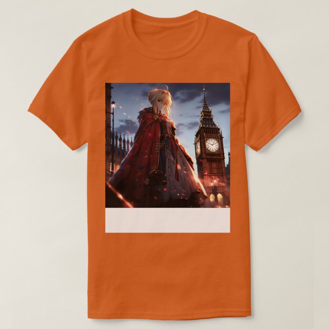 saber in london t shirt (Design framsida)