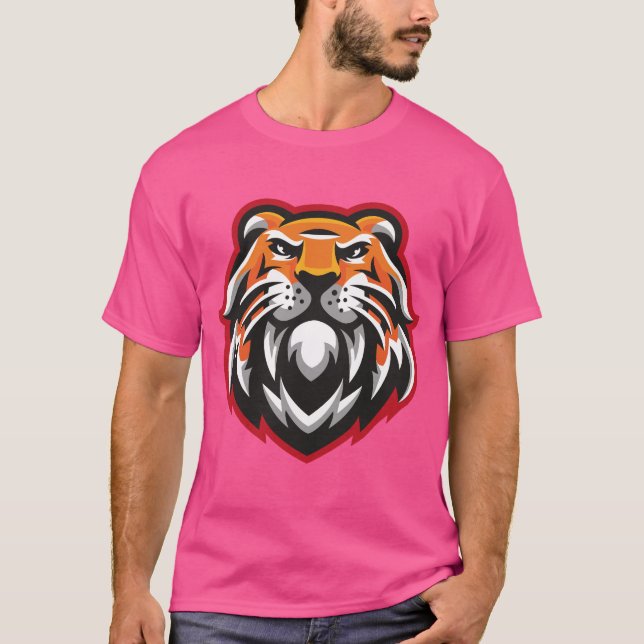 Saber teeth tiger t shirt (Framsida)