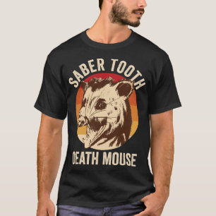 Saber Tooth Död Mouse T Shirt