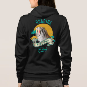 Saber Tooth Tiger rytande Sundown Club T Shirt