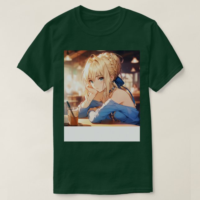 saber vid kaffebutiken t shirt (Design framsida)