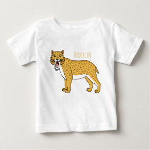 Sabertandad tigerillustration t shirt