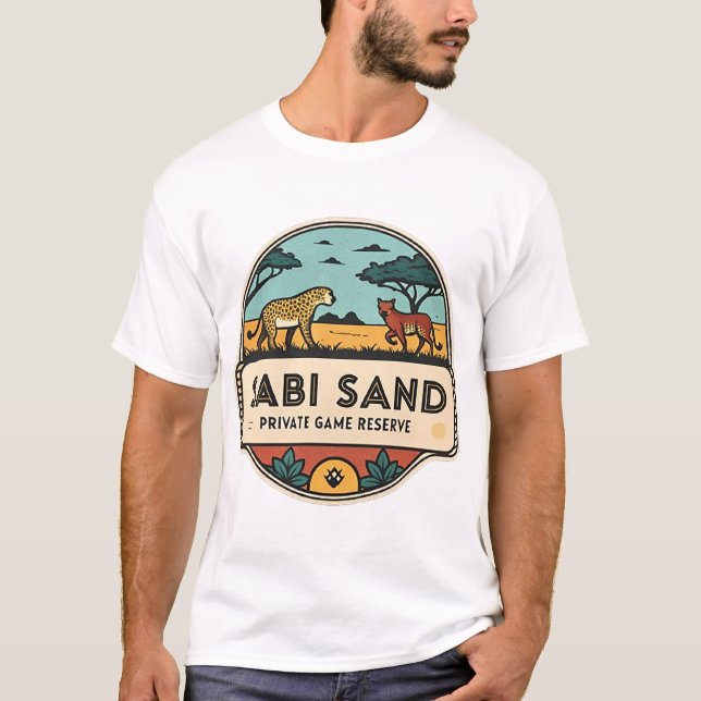 Sabi Sand Private Game Reserve (Sydafrika) T Shirt (Framsida)