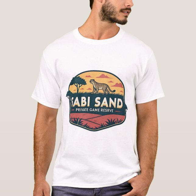 Sabi Sand Private Game Reserve (Sydafrika) T Shirt (Framsida)