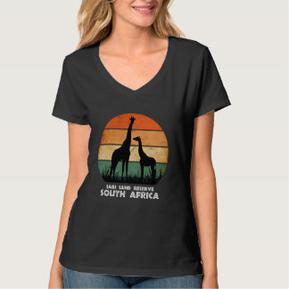 Sabi Sand reservat, Sydafrika Giraffe Safari Nat T Shirt