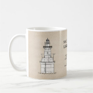 Sabine Bank Lighthouse - Texas - SBD Kaffemugg