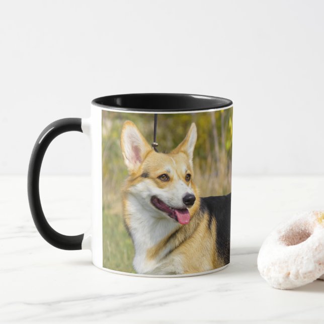 Sable Cardigan Welsh Corgi Hund Mugg (Med munk)