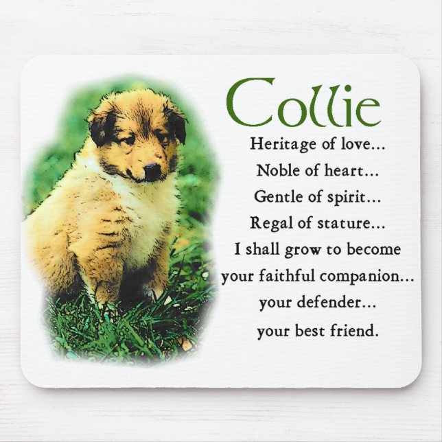 Sable Collie Gifts Musmatta (Framsidan)