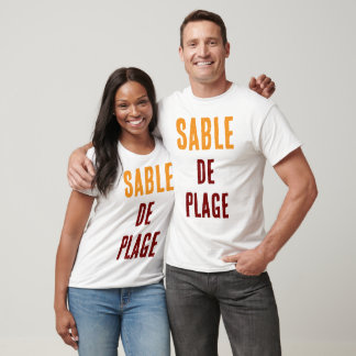 SABLE DE PLAGE T SHIRT