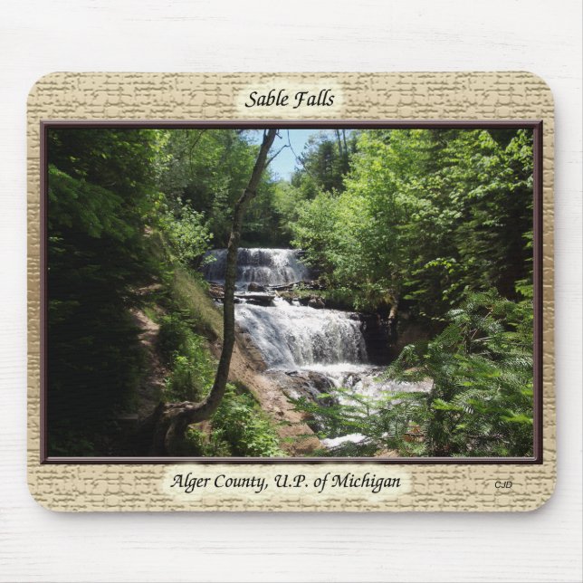 Sable Falls framkantad munsepad Musmatta (Framsidan)