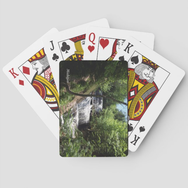 Sable Falls-spelkort Casinokort (Baksidan)