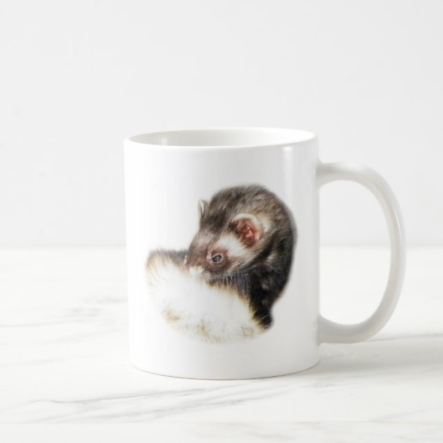 Sable Ferret Bild Kaffemugg (Höger)