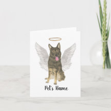 Sable German Shepherd Sympathy Memorial