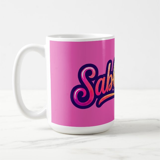 Sable Noon - Grundläggande Logo Kaffemugg (Vänster)