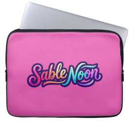 Sable Noon - Grundläggande Logo Laptop Fodral
