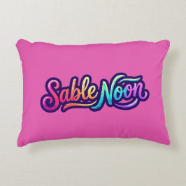 Sable Noon - Grundläggande Logo Prydnadskudde