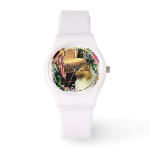 Sable Rough Collie Art Armbandsur