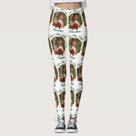 Sable Rough Collie-jul Leggings